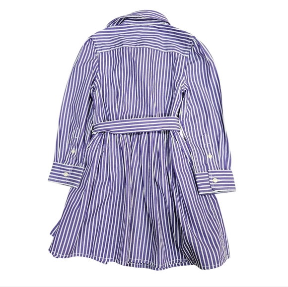 NWT Polo Ralph Lauren 3T belted stripe shirt dress - Picture 2 of 9